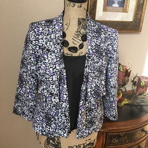 Dressy colorful jacket.